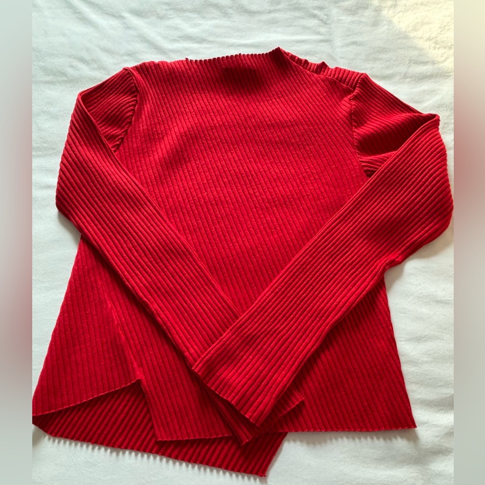 NWOT! Rag & Bone Ribbed Asymmetrical Sweater - Picture 4 of 4